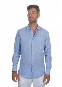 RIGHINO AZZURRO 100% LINO