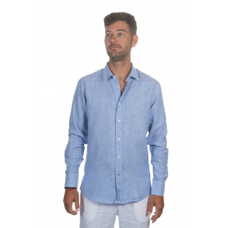 RIGHINO AZZURRO 100% LINO