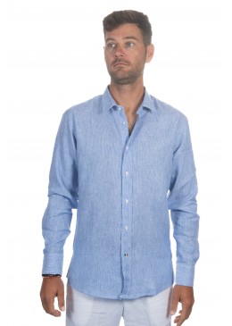 RIGHINO AZZURRO 100% LINO